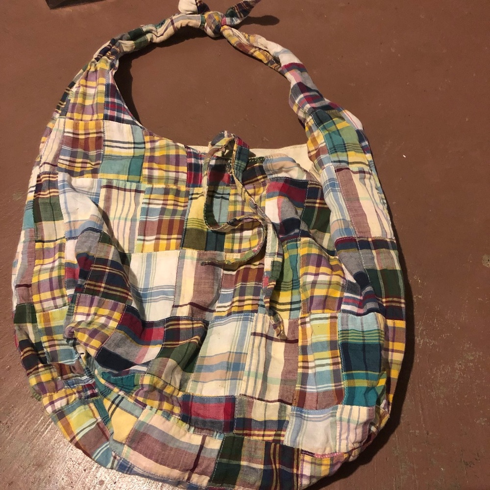 J. Crew Madras Bag